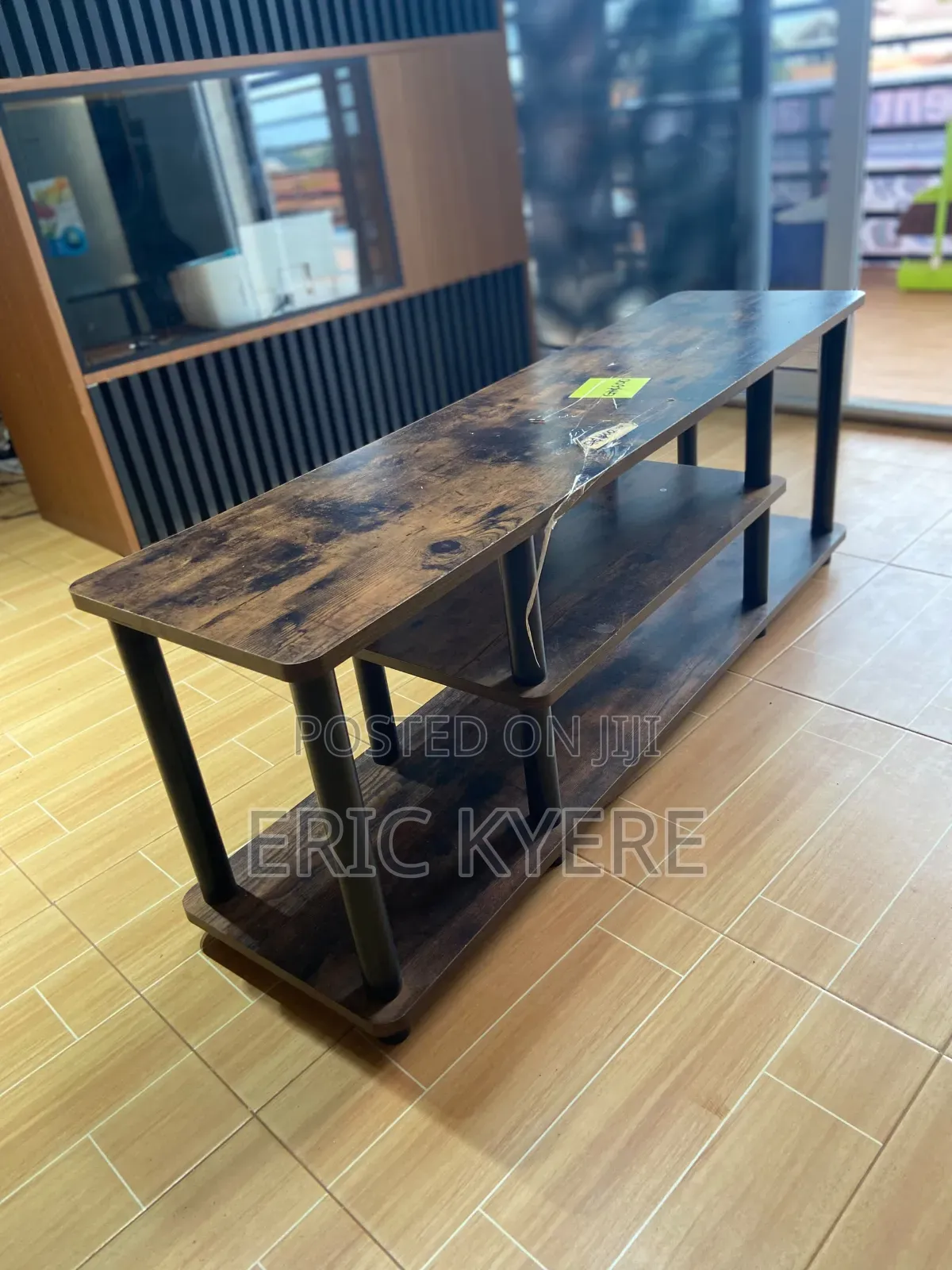 Modern Wooden Tv Stand / Entertainment Console – Brown | GHS 600
