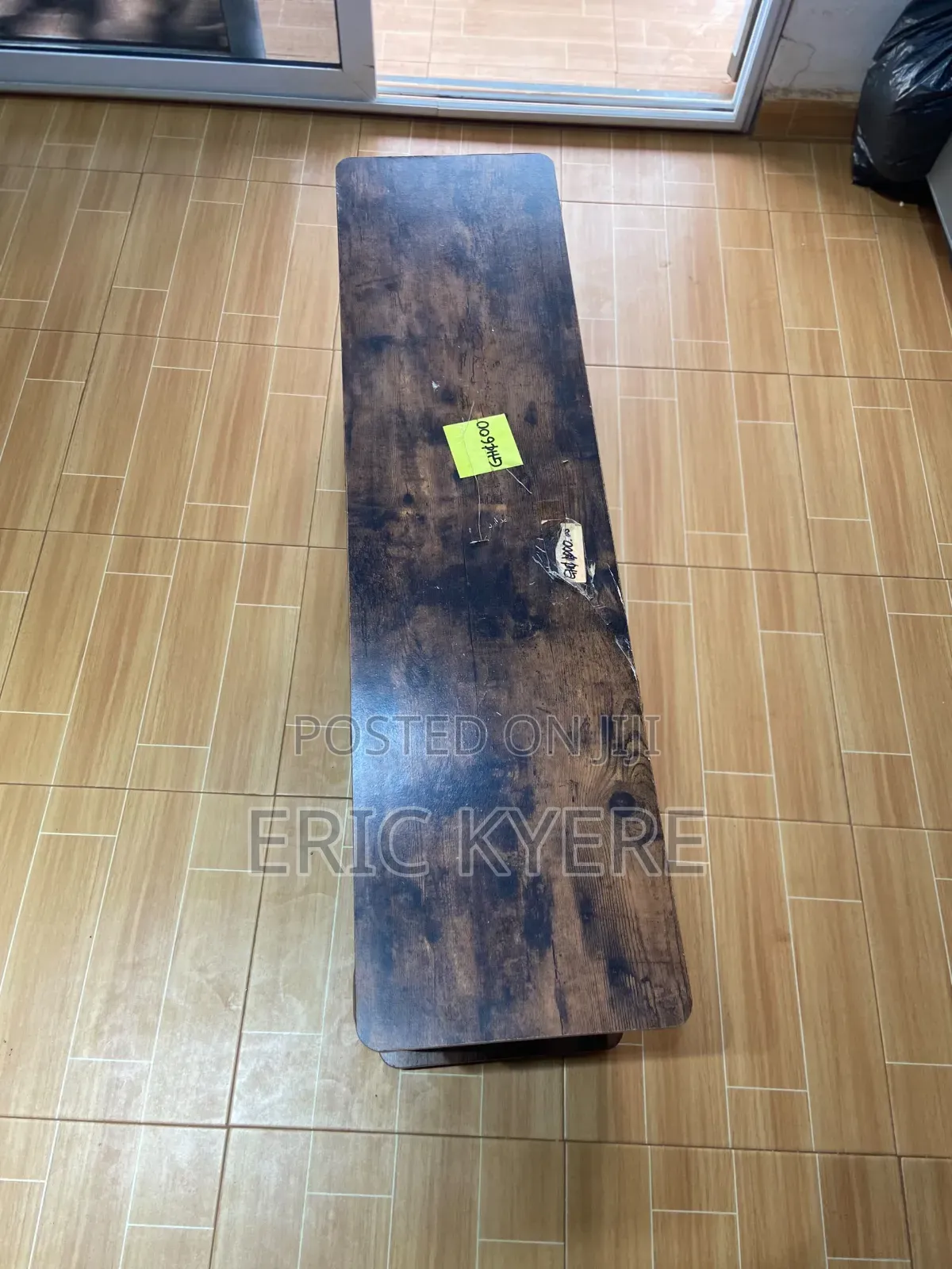 Modern Wooden Tv Stand / Entertainment Console – Brown | GHS 600