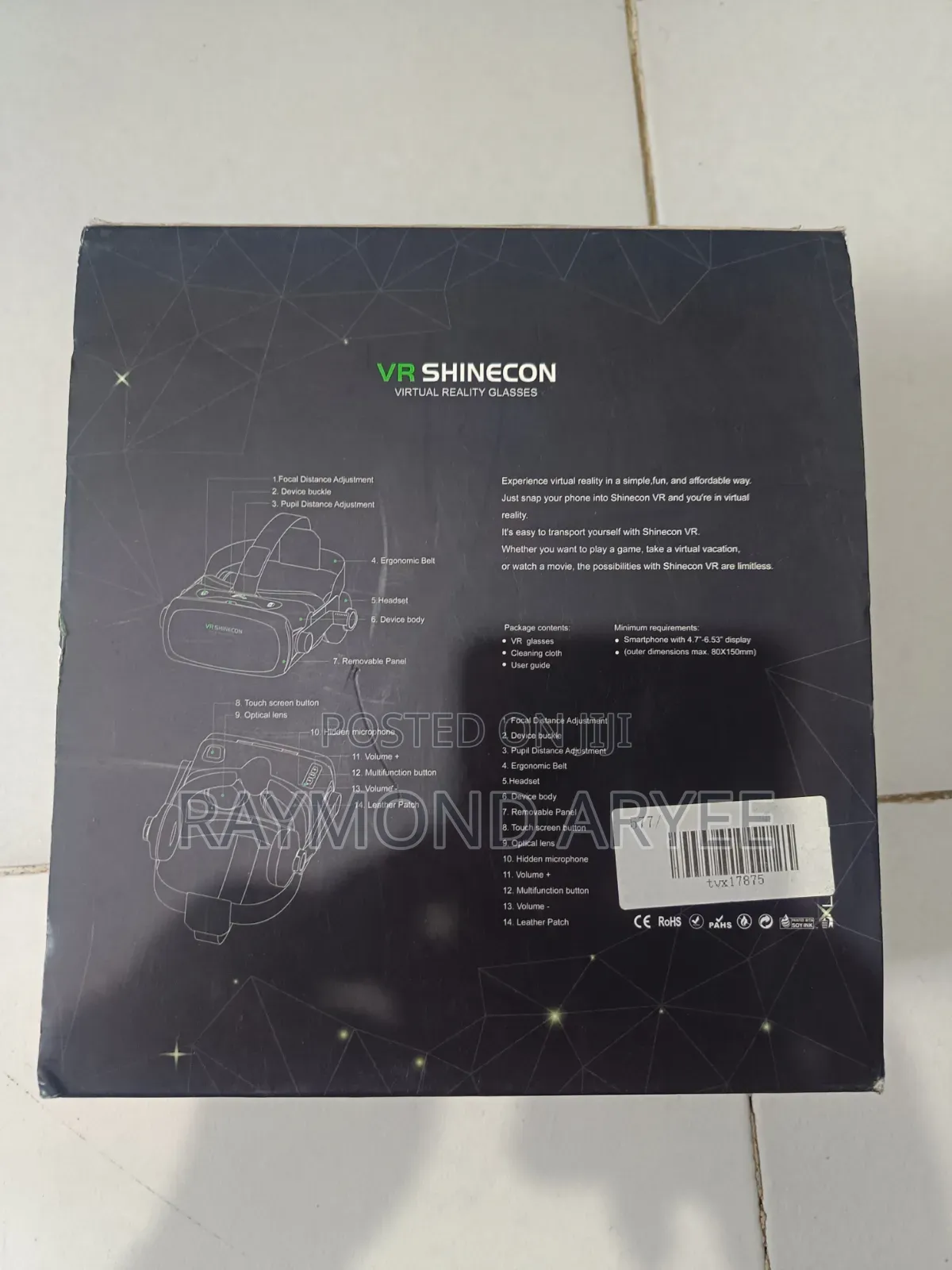 Shinecon Vr Goggle Glass