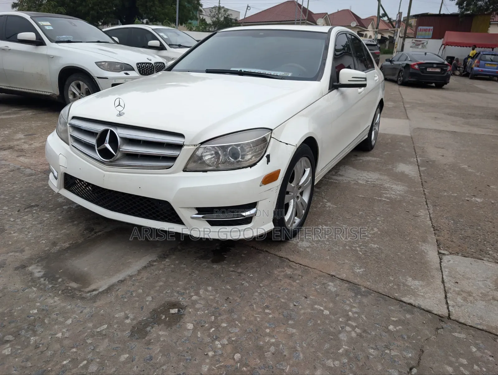Mercedes-Benz C300 Sport Sedan AWD (3.0L 6cyl 7A) 2008 White