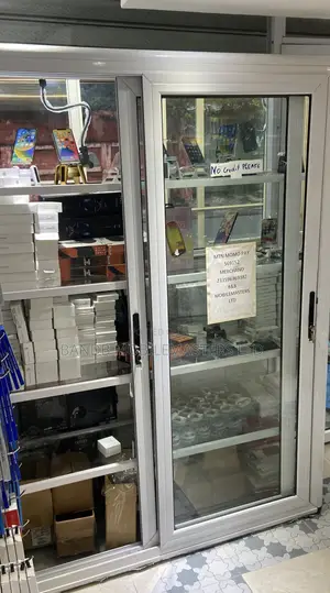 Premium Aluminum Glass Display Showcase Cabinet Sliding Glass Doors