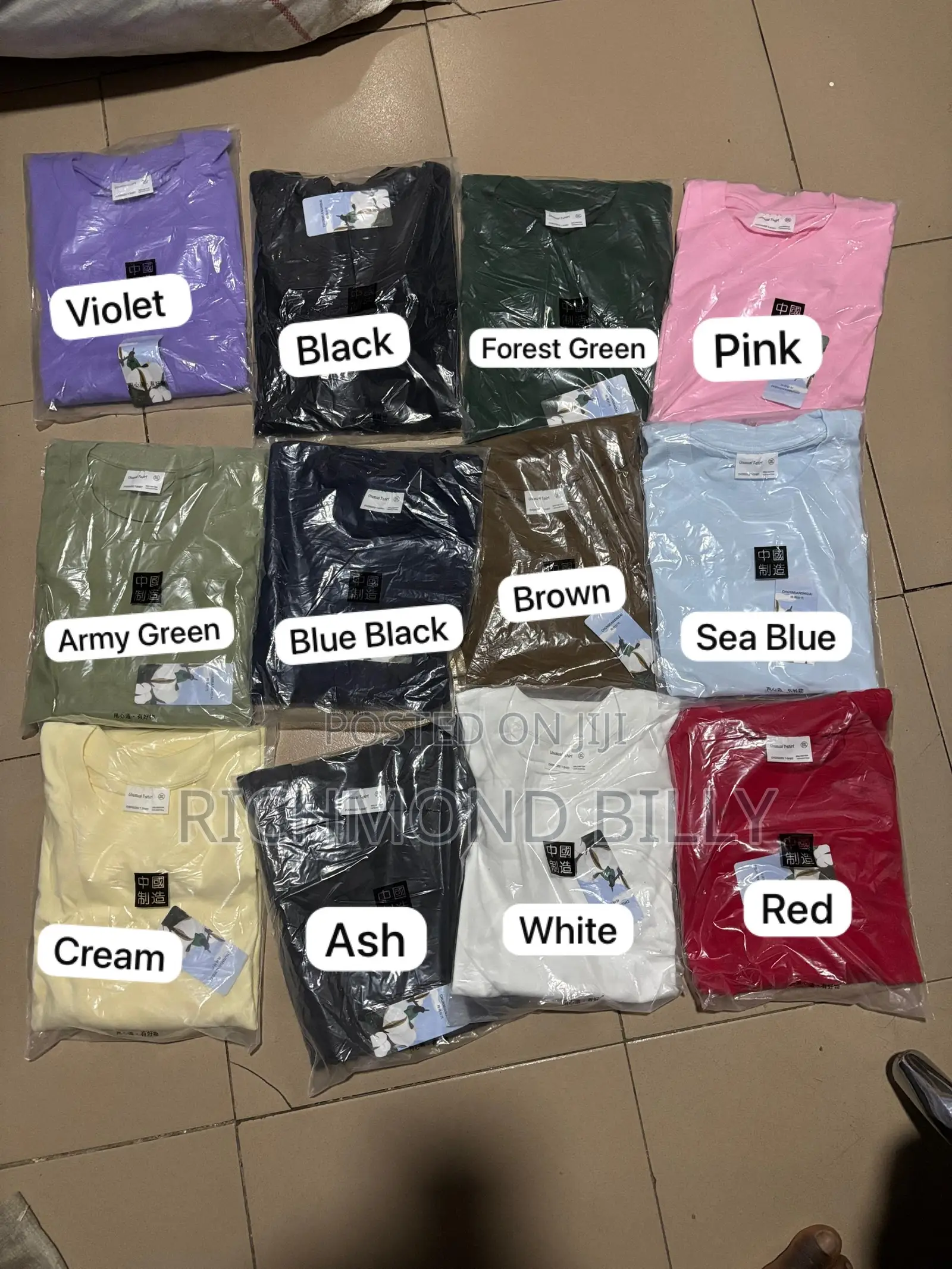Oversized Plain Tshirts 500g