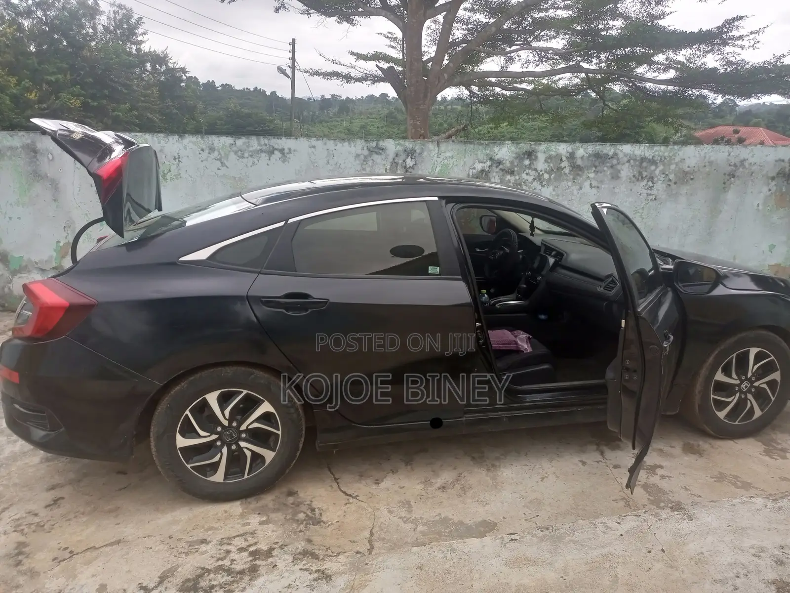 Honda Civic LX 4dr Sedan (2.0L 4cyl) 2016 Black