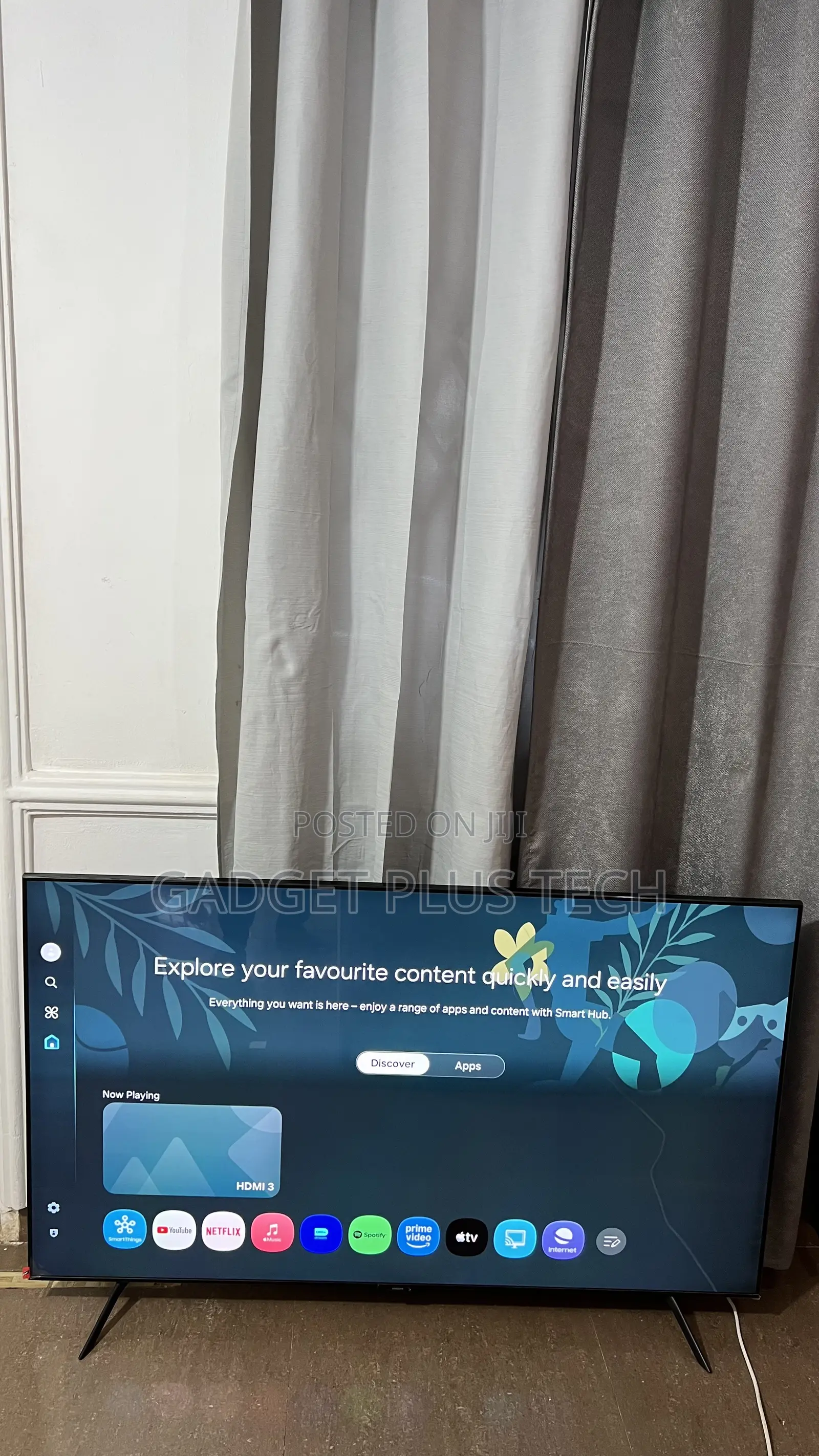 2023/24 65” Samsung Crystal Uhd Smart Tv (New No Box)