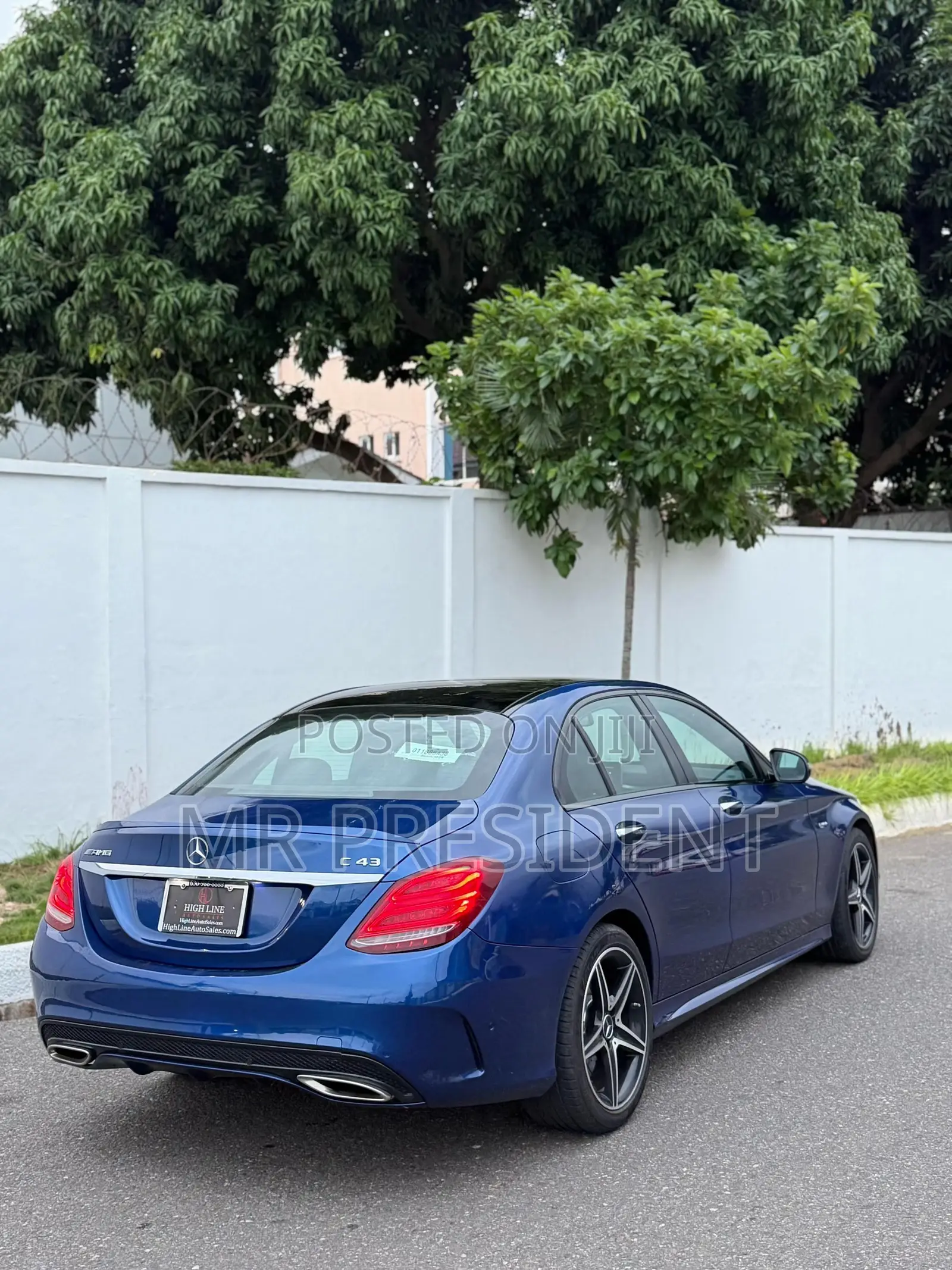 Mercedes-Benz C43 4Matic Sedan AWD (3.0L V6 9AM) 2018 Blue