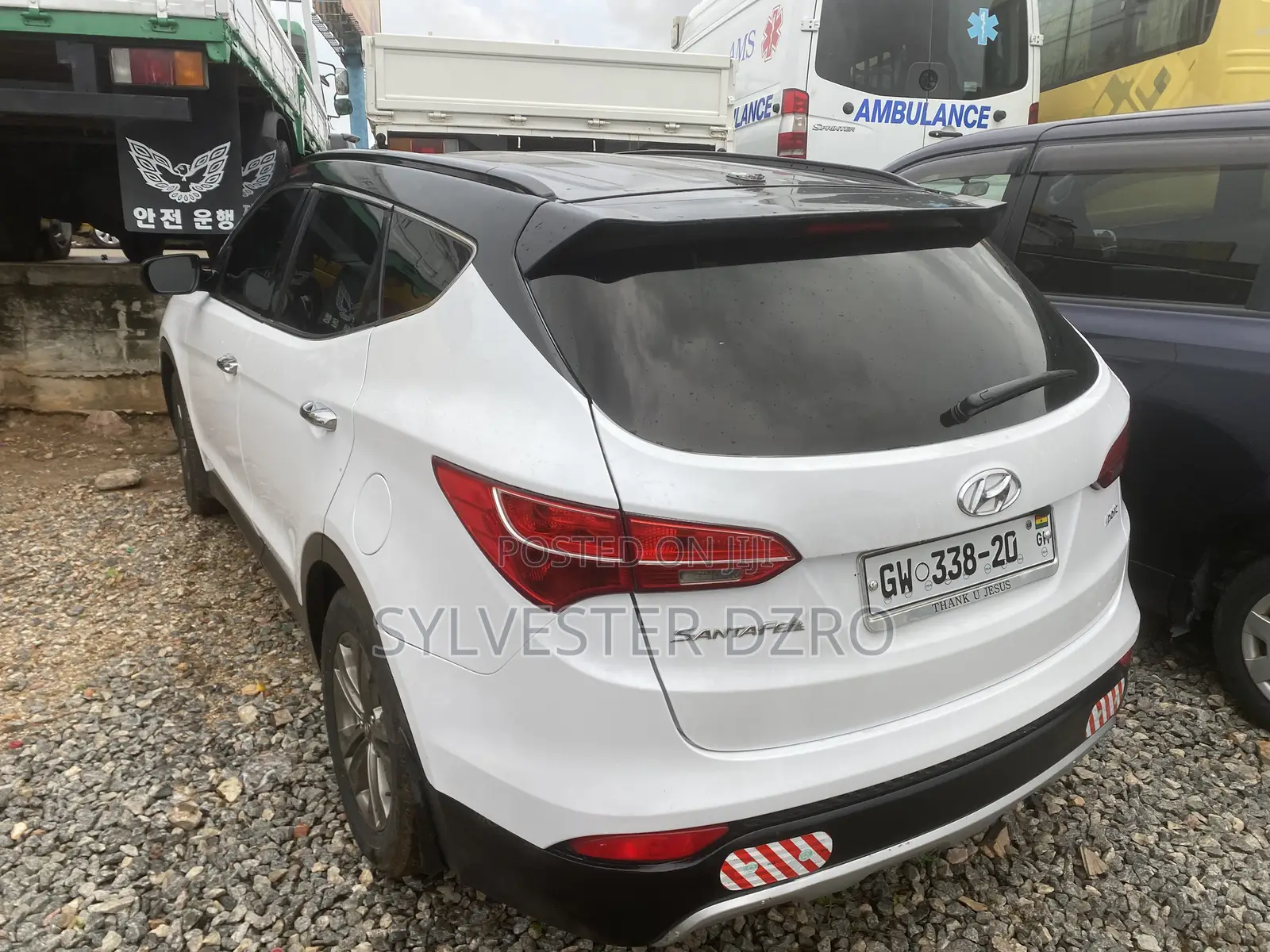 Hyundai Santa Fe 2014 White