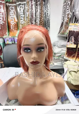 Orange Frontal Bob