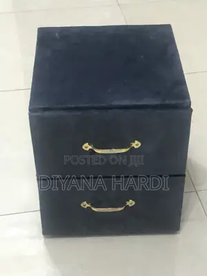Brand New Ottoman and Side Drawer for Sale