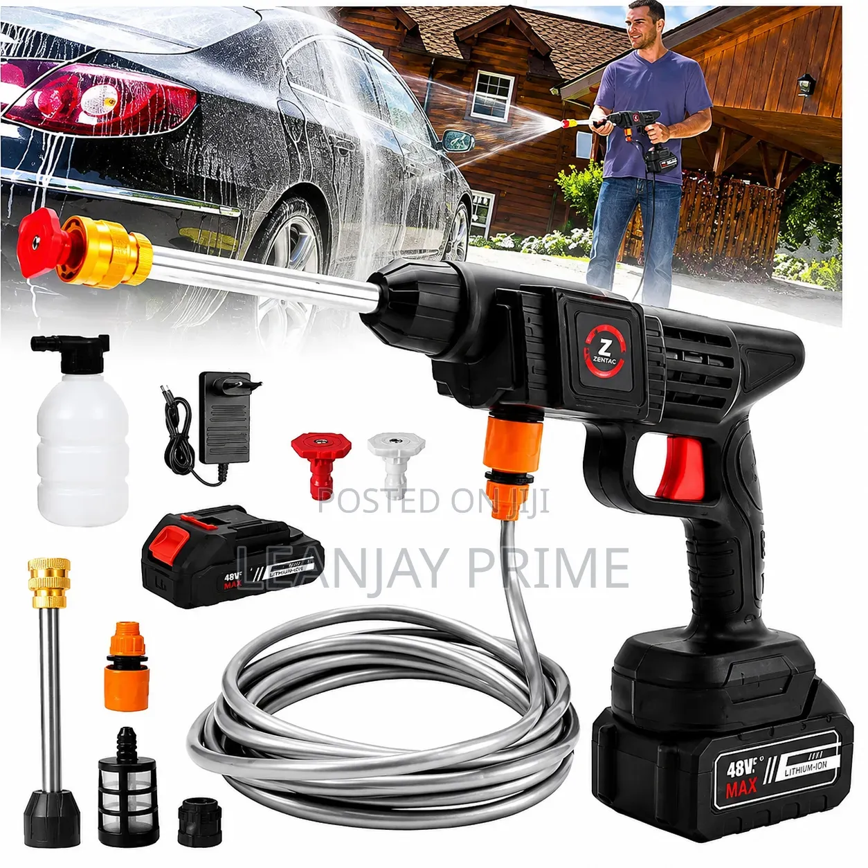 Portable Cordless High Pressure Washer