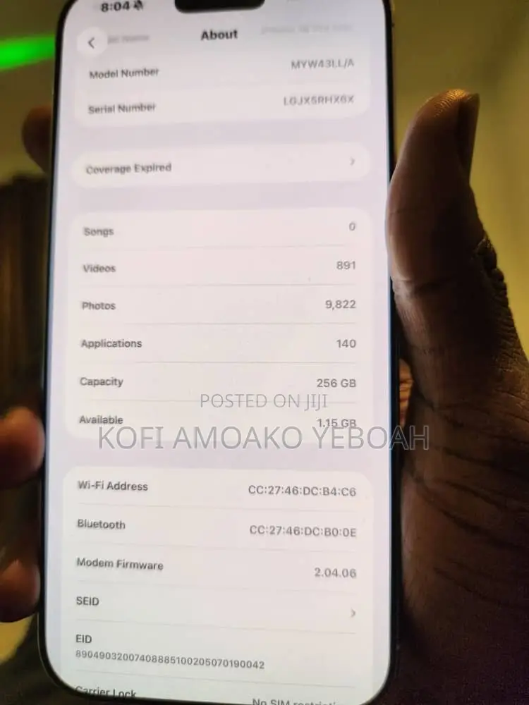 Apple iPhone 16 Pro Max 256 GB White