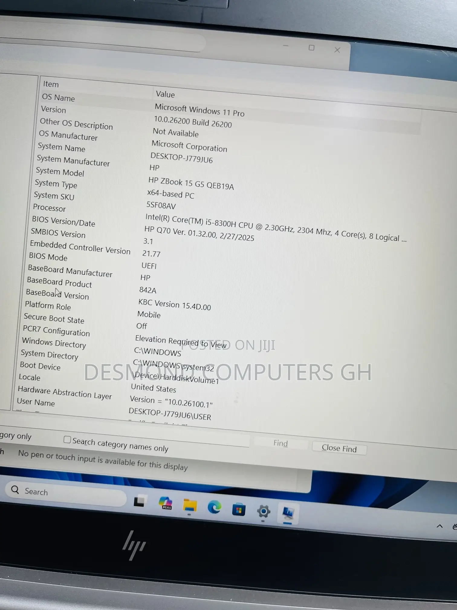 Laptop HP ZBook 15 G5 16GB Intel Core i5 SSD 256GB