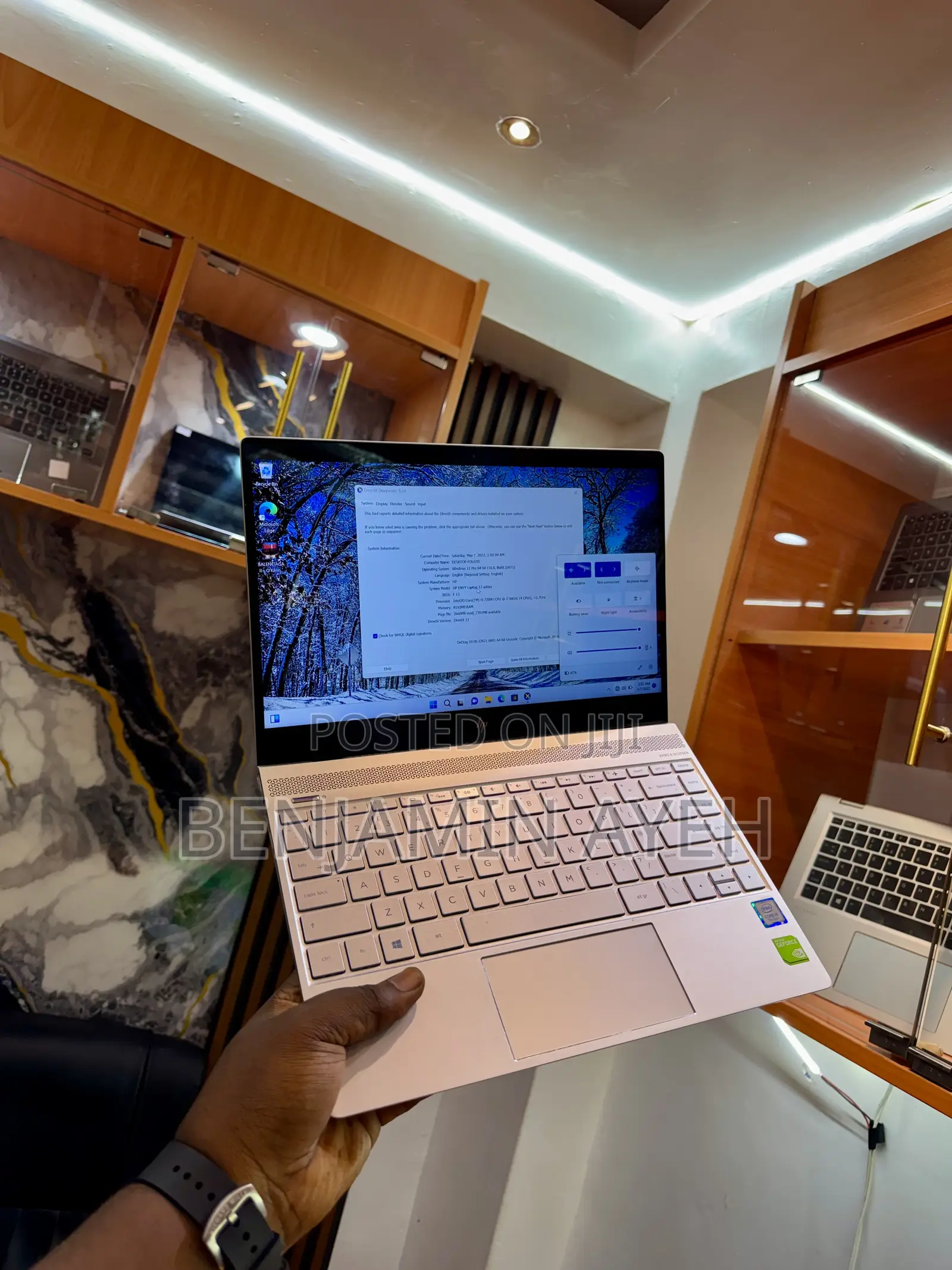 Laptop HP Envy 13 8GB Intel Core i5 SSD 256GB