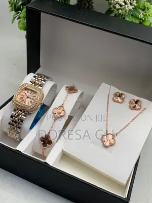 Cartier Ladies Watch Van Cleef Jewellery Set – Gift Set for Women