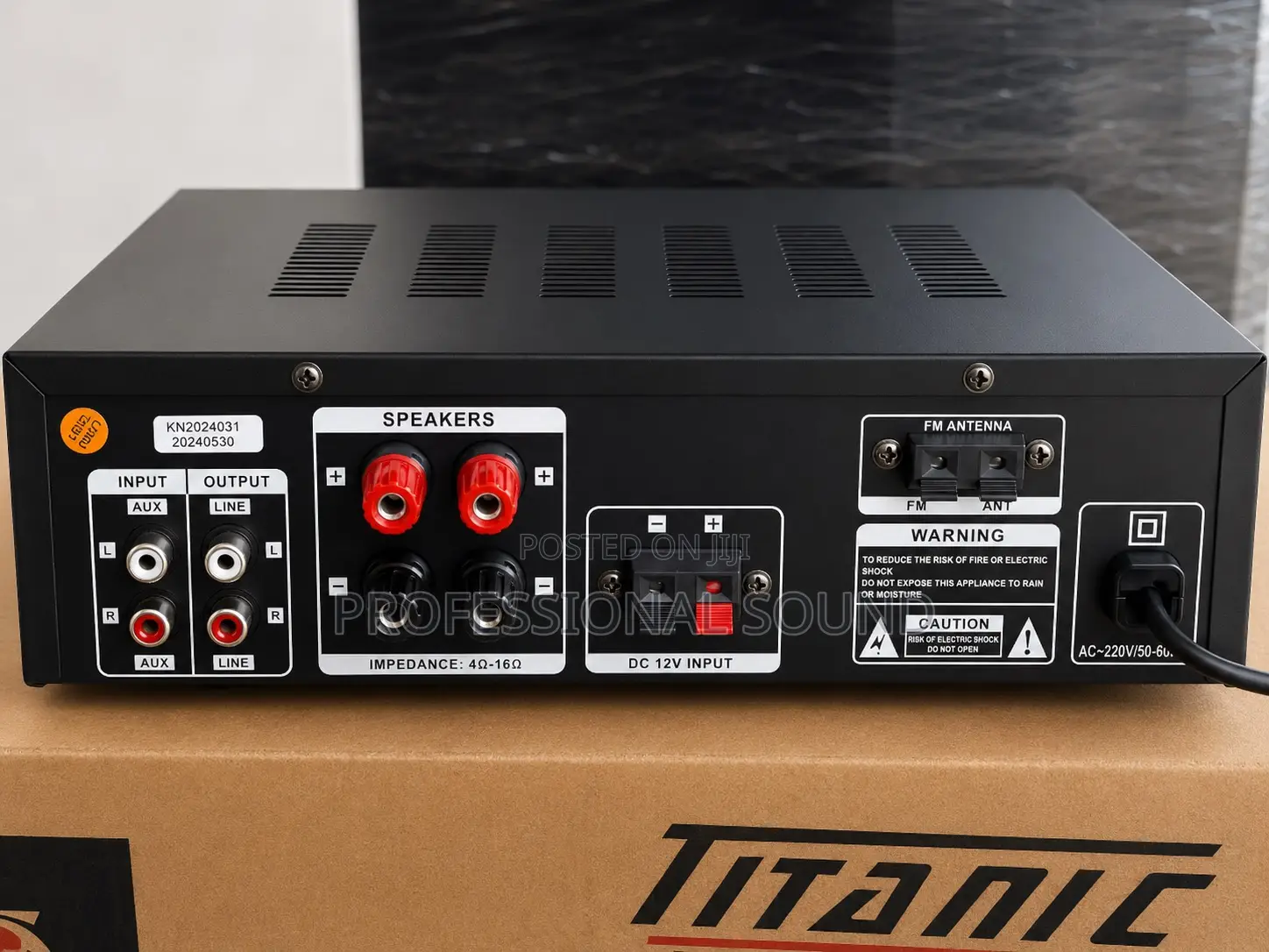Marksonic Msa-20220d Professional Karaoke Amplifier
