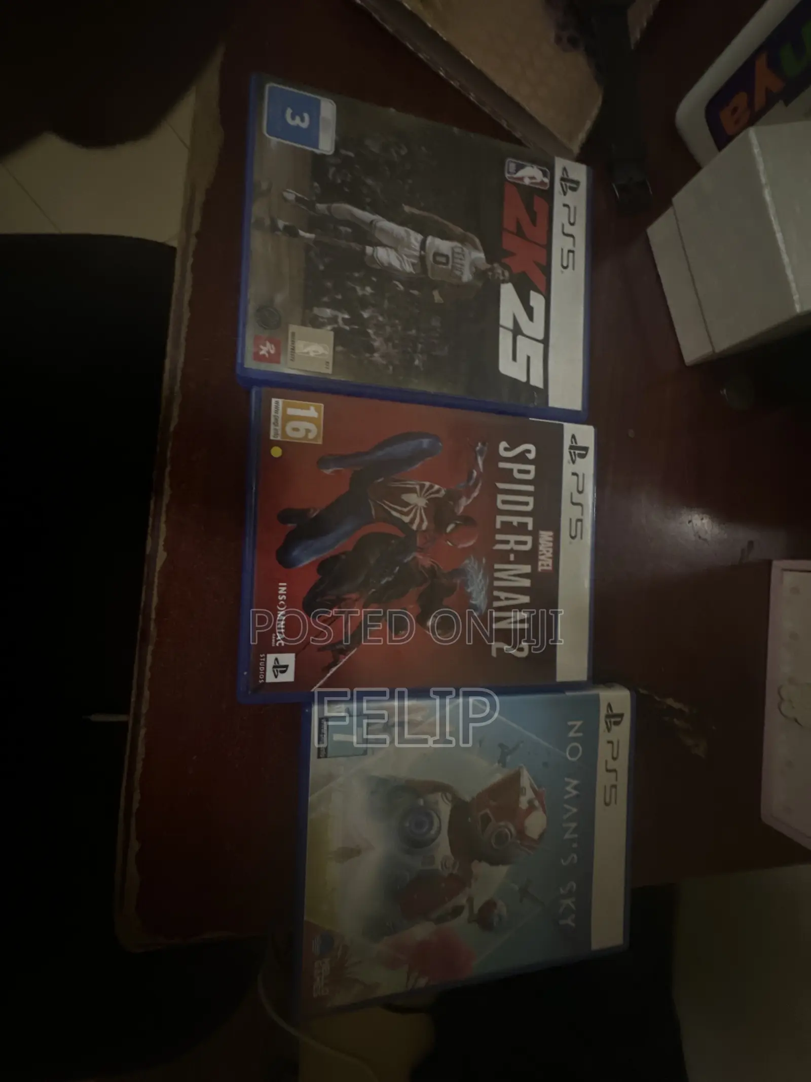 Spider Man 2 , No Mans Sky and Nba 2k25 Bundle Ps5