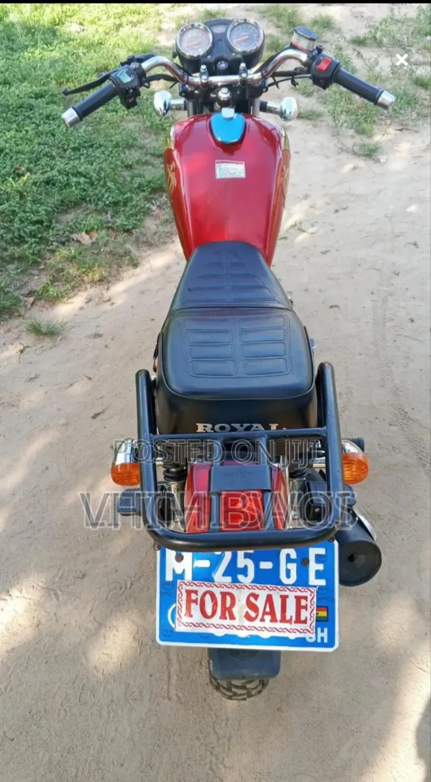 Royal Motorcycle 2025 Red