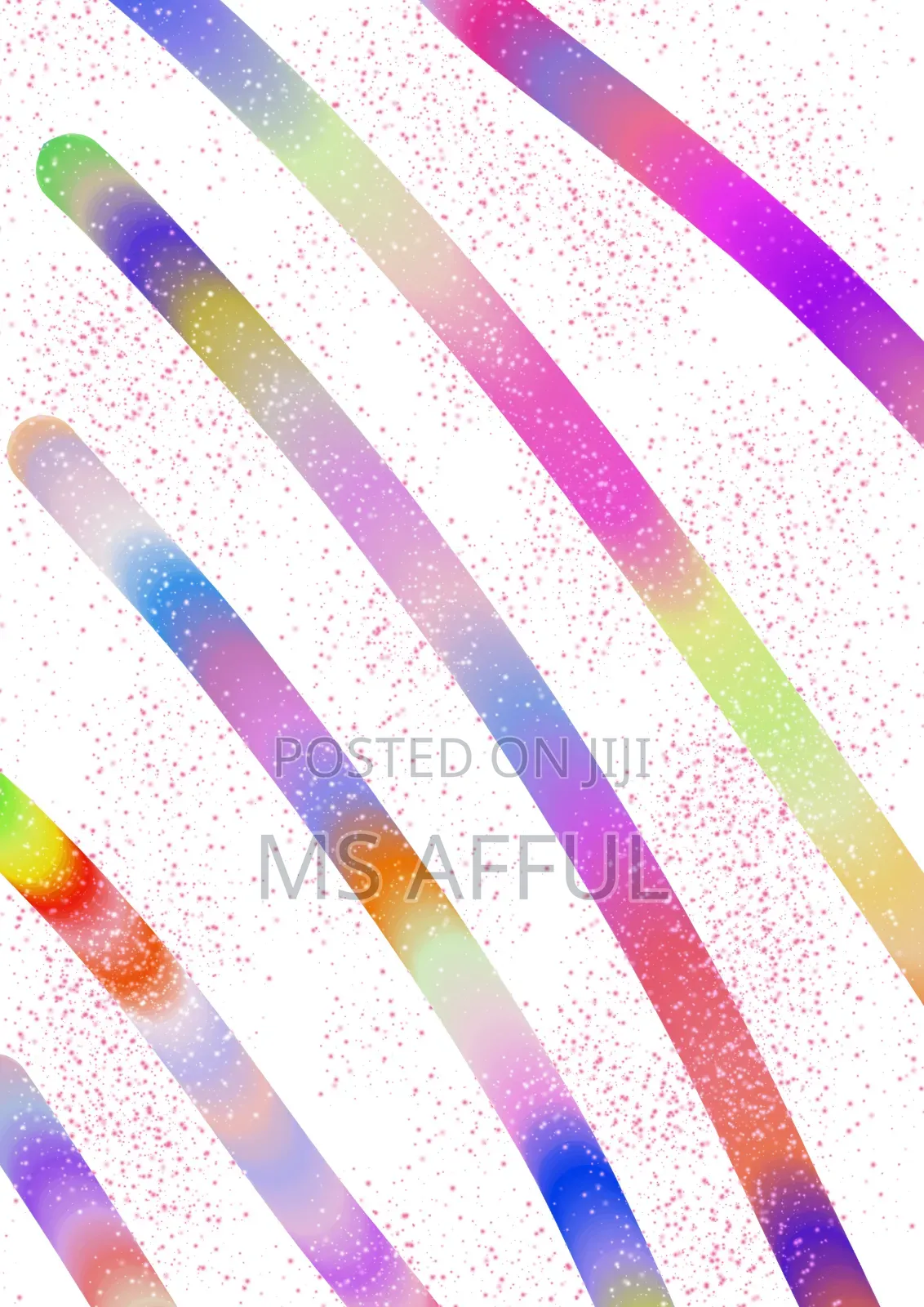 5 Digital Art Prints Set
