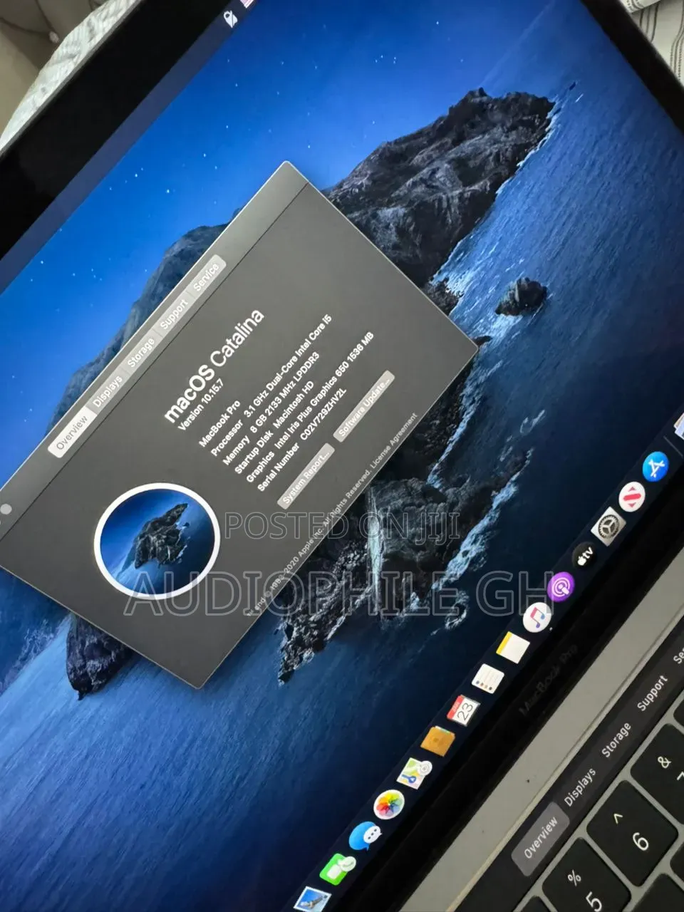Laptop Apple MacBook Pro 2017 8GB Intel Core i5 SSD 256GB