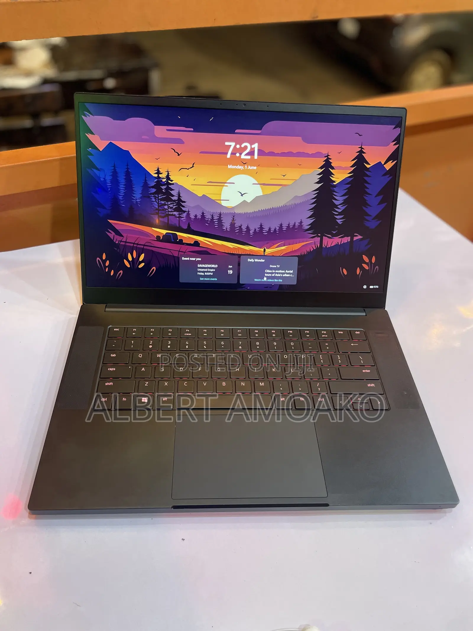 Laptop Razer Blade 16GB Intel Core i7 SSD 512GB