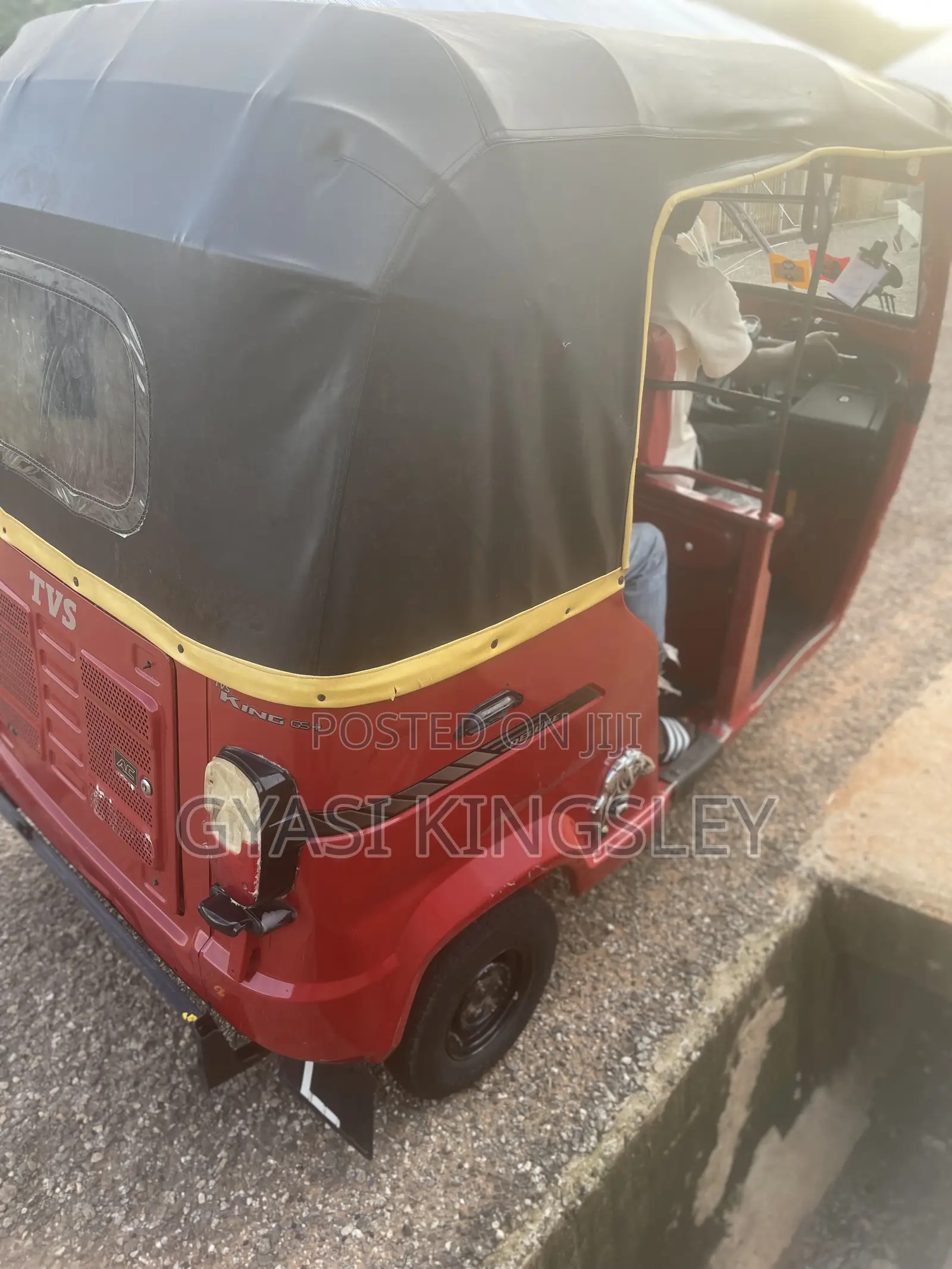 TVS King Deluxe Plus iTouch Start 2024 Red