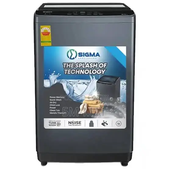8.5 Kg Sigma Top Load Full Automatic Washing Machine (Swm-T805tl)