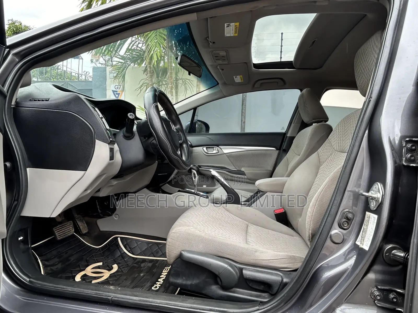 Honda Civic EX-L 2dr Coupe (1.8L 4cyl CVT) 2015 Gray