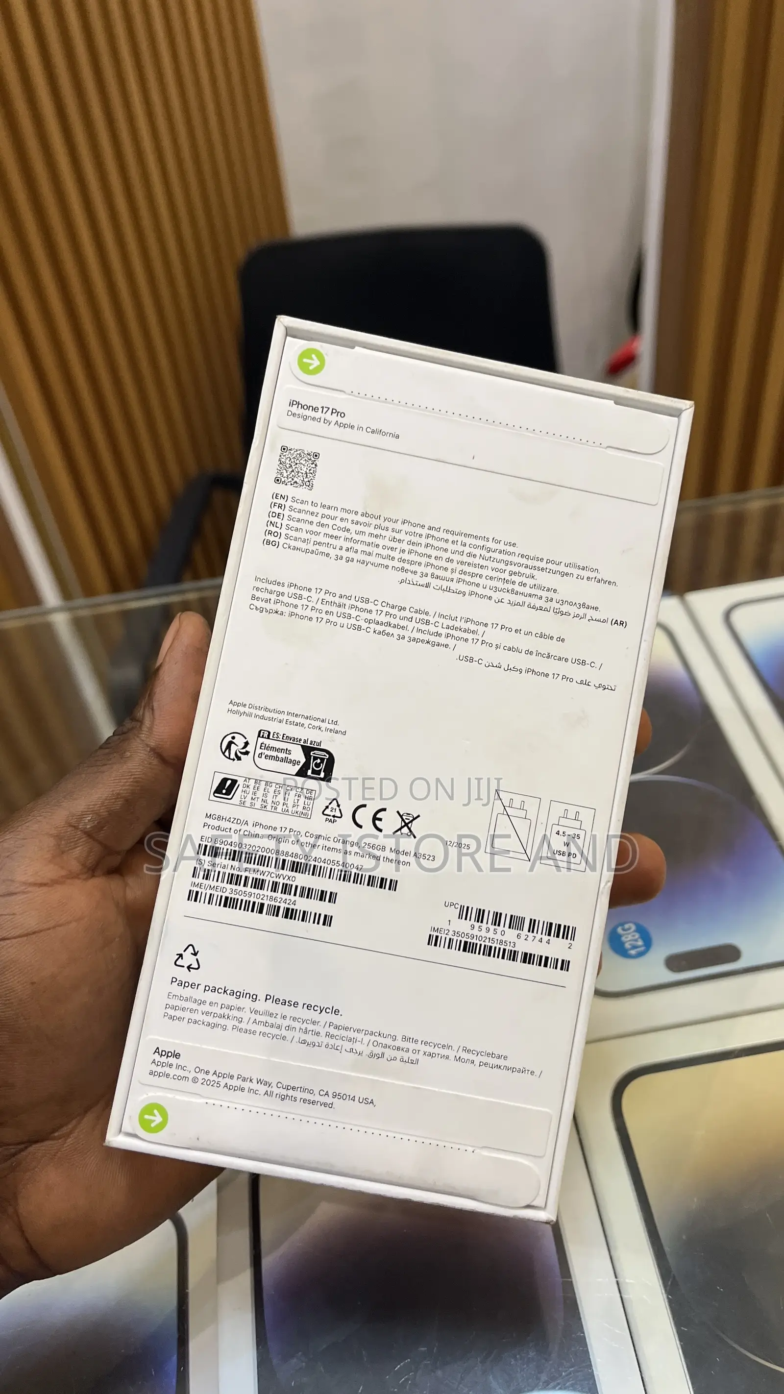 New Apple iPhone 17 Pro 256 GB Orange