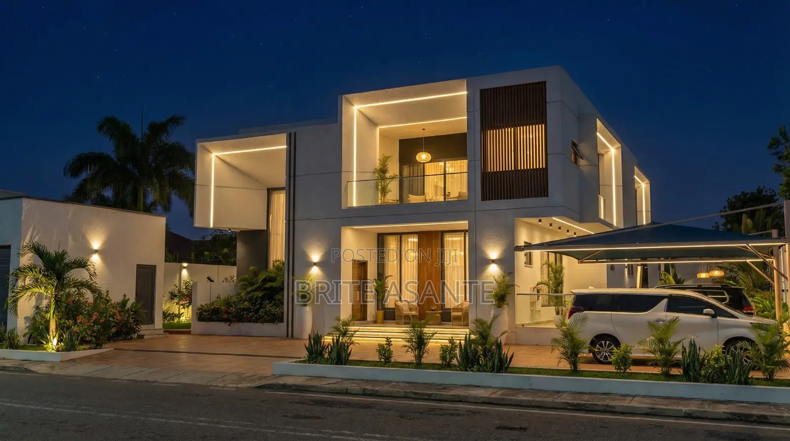 3d Architecture Luxury Five Bedrooms on 80ftx80ft