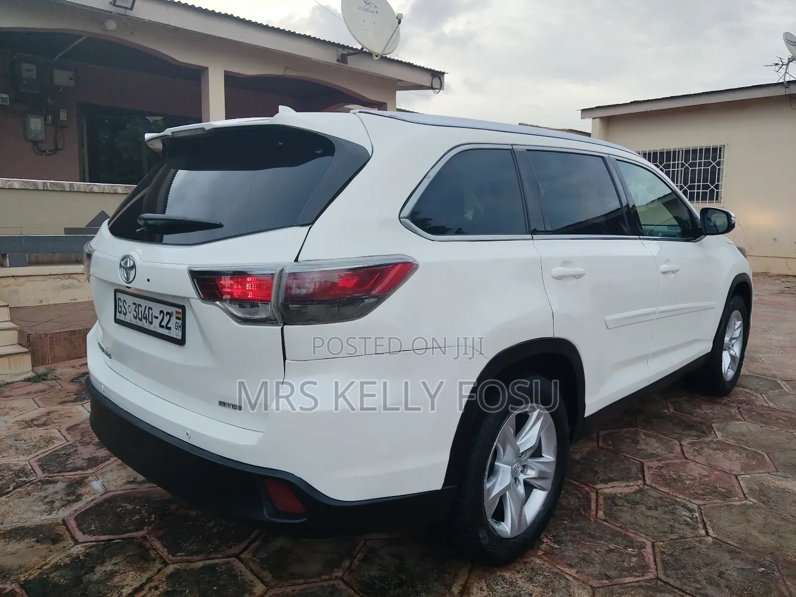 Toyota Highlander Limited 4dr SUV AWD (3.5L 6cyl 6A) 2015 White