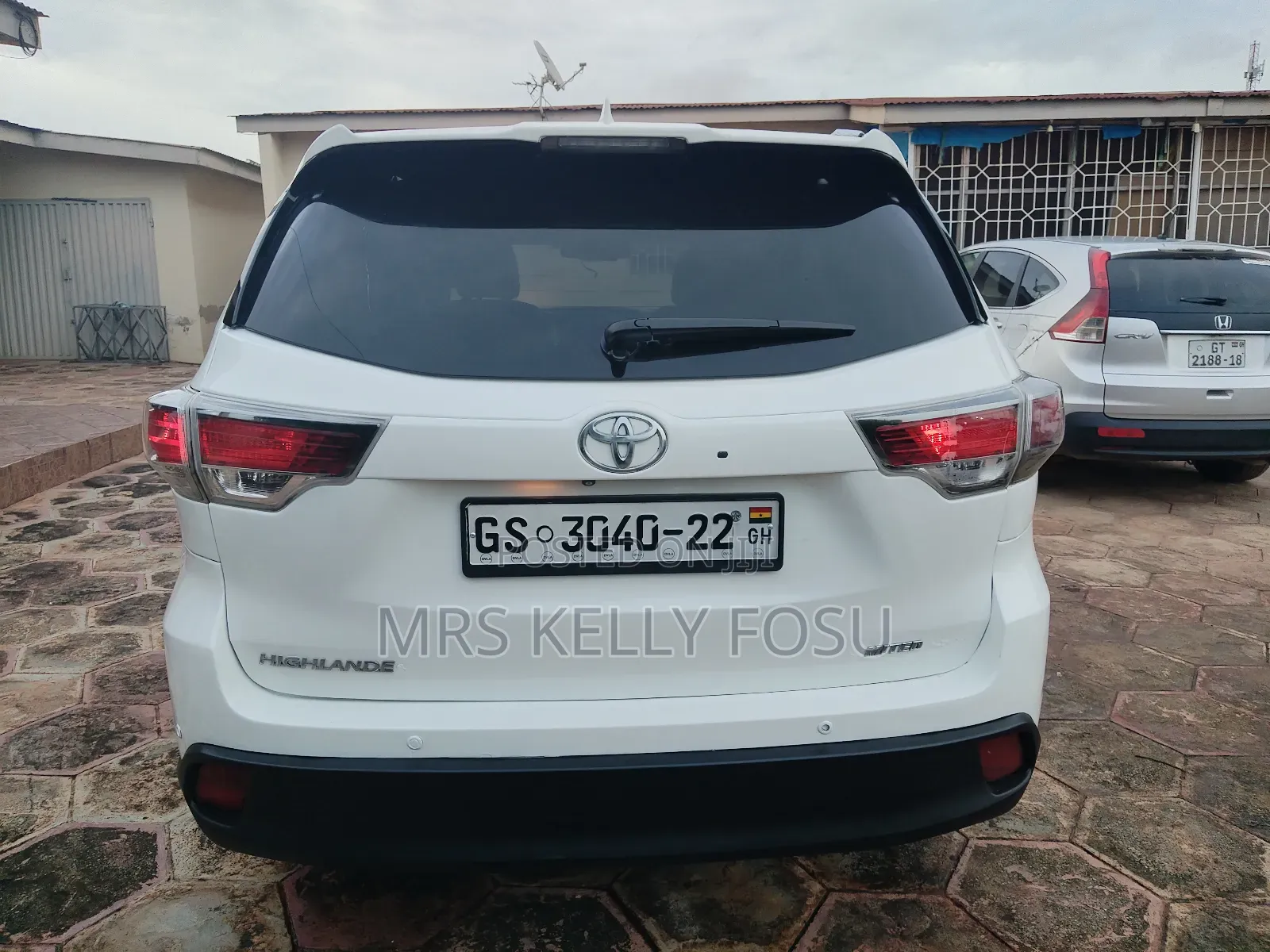 Toyota Highlander Limited 4dr SUV AWD (3.5L 6cyl 6A) 2015 White