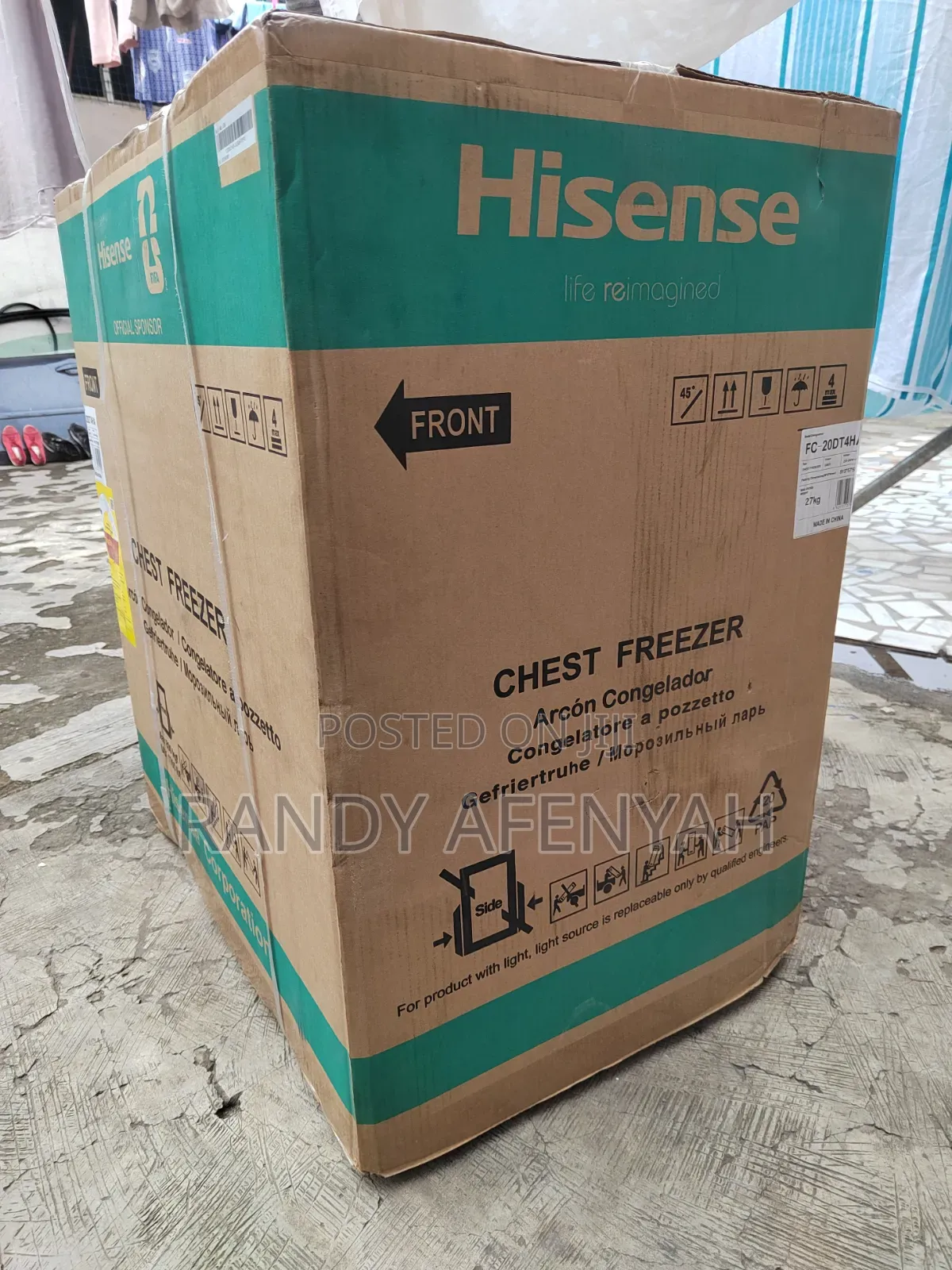 Hisense Chest Freezer. New
