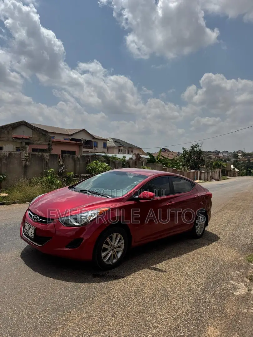 Hyundai Elantra GLS Sedan FWD (1.8L 4cyl 6M) 2013 Red