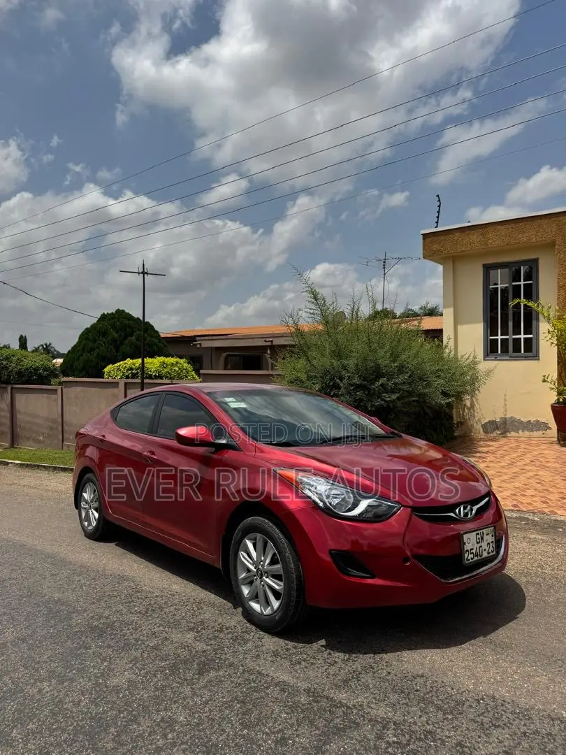 Hyundai Elantra GLS Sedan FWD (1.8L 4cyl 6M) 2013 Red