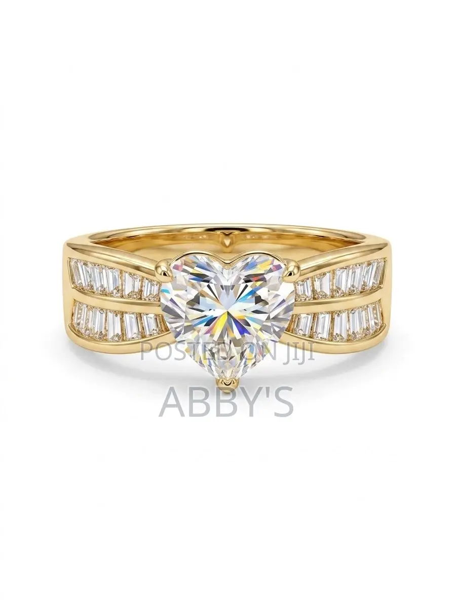 High Quality Love Cut Promise/Engagement Ring