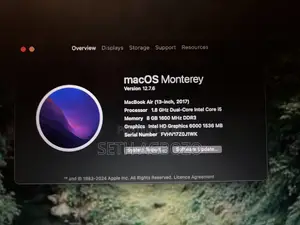 Laptop Apple MacBook Air 8GB Intel Core i5 SSD 128GB