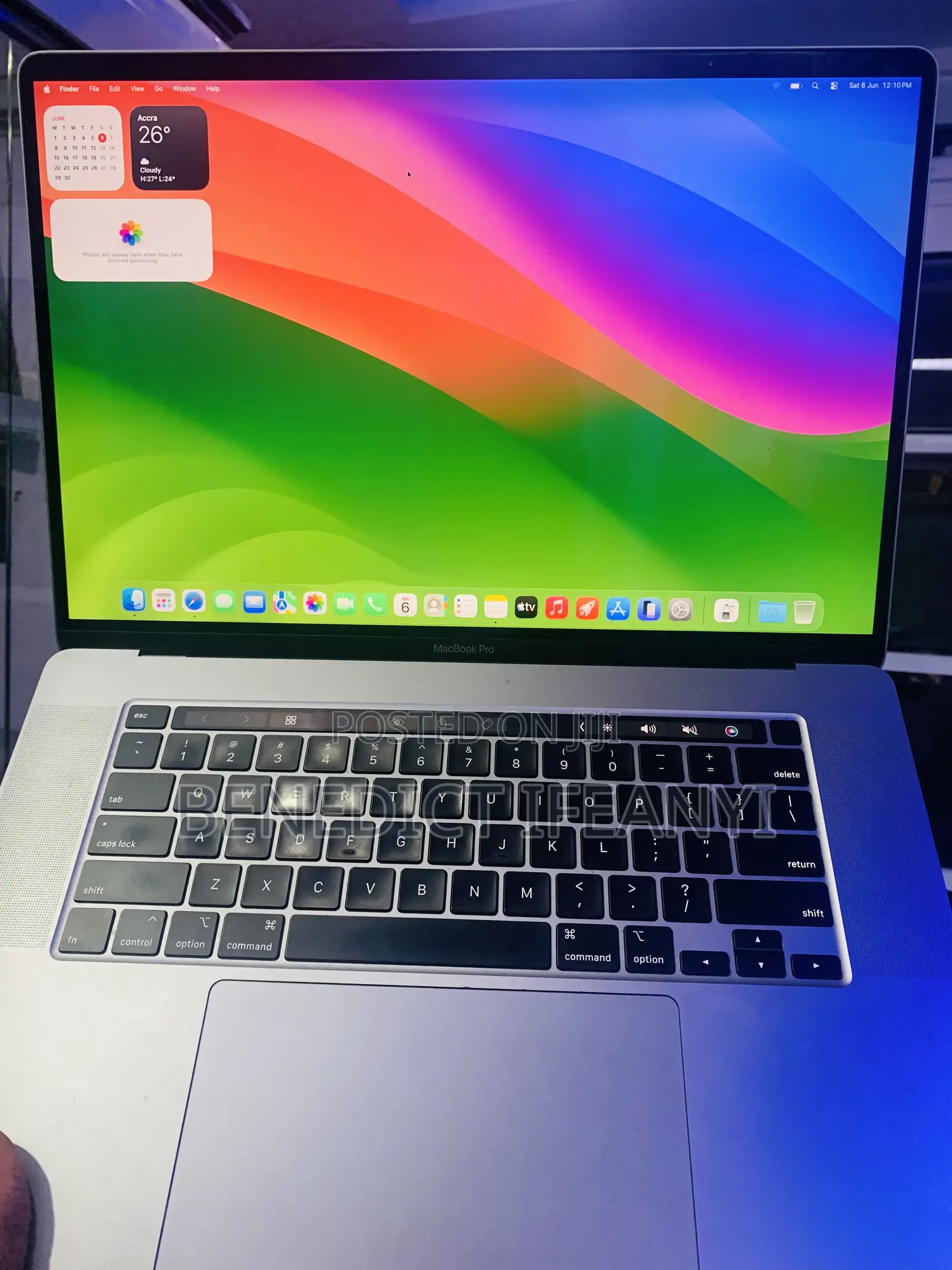 Laptop Apple MacBook Pro 2019 16GB Intel Core i7 SSD 512GB