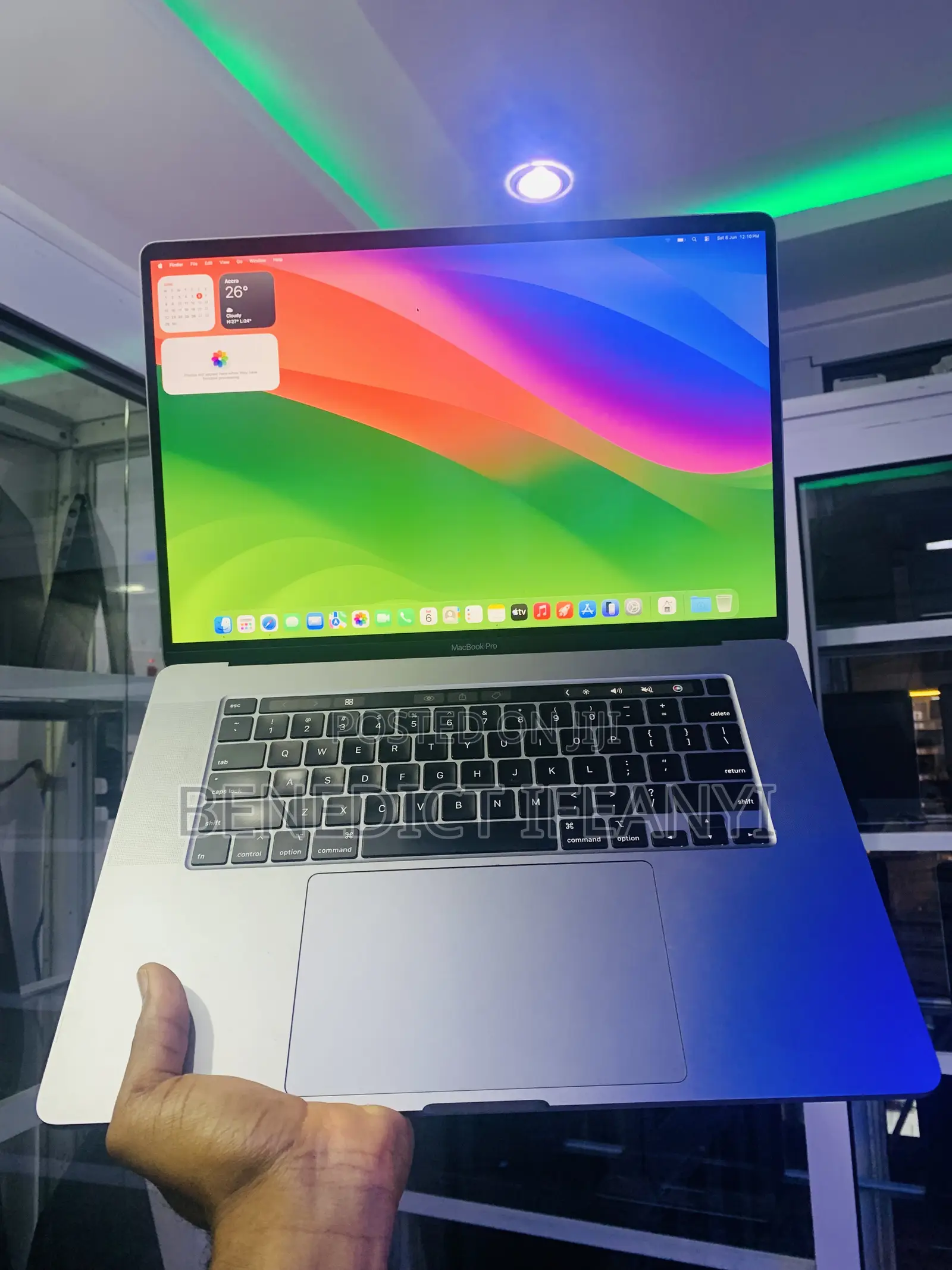 Laptop Apple MacBook Pro 2019 16GB Intel Core i7 SSD 512GB