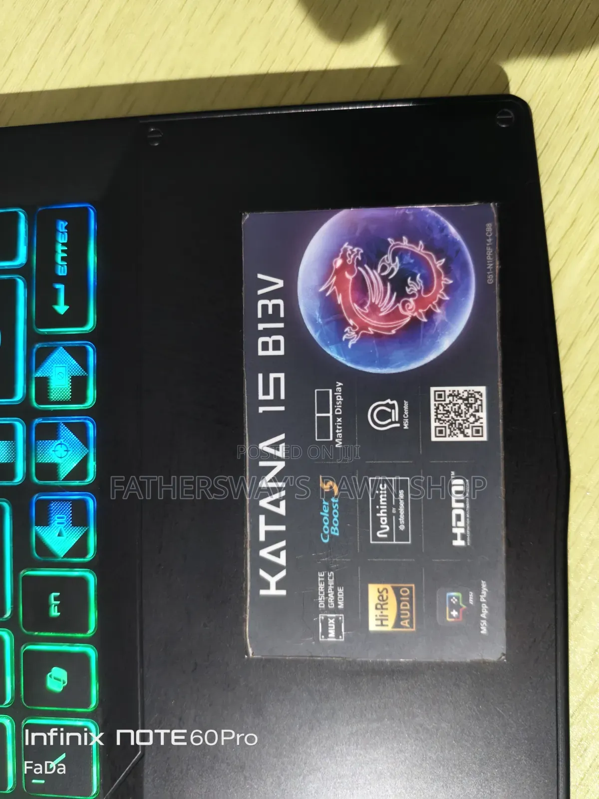 Laptop MSI Katana 15 16GB Intel Core i7 SSD 512GB