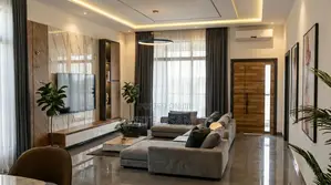 3d Four Bedrooms and Archtecture Plan 40ftx100ft