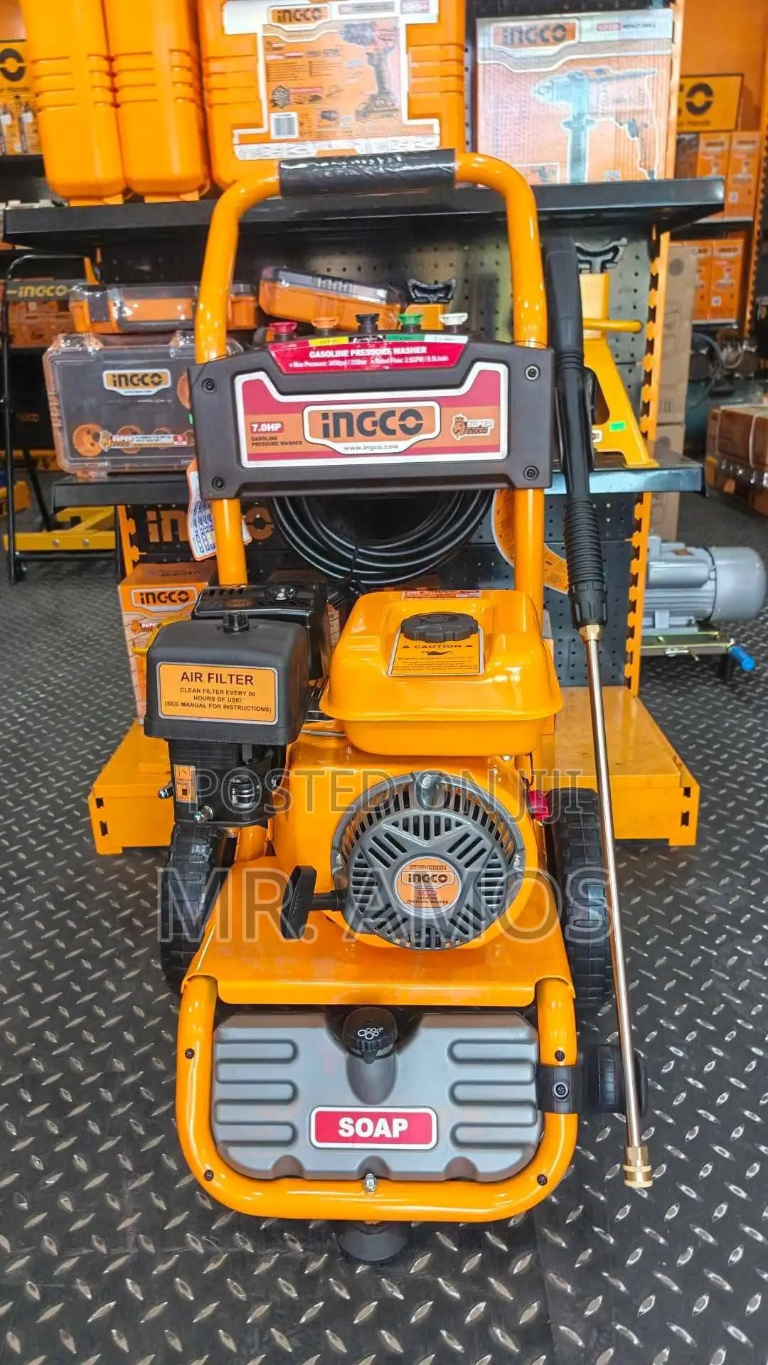7hp Gasoline Pressure Washer With 3100psi Pressure- Ghpw2003