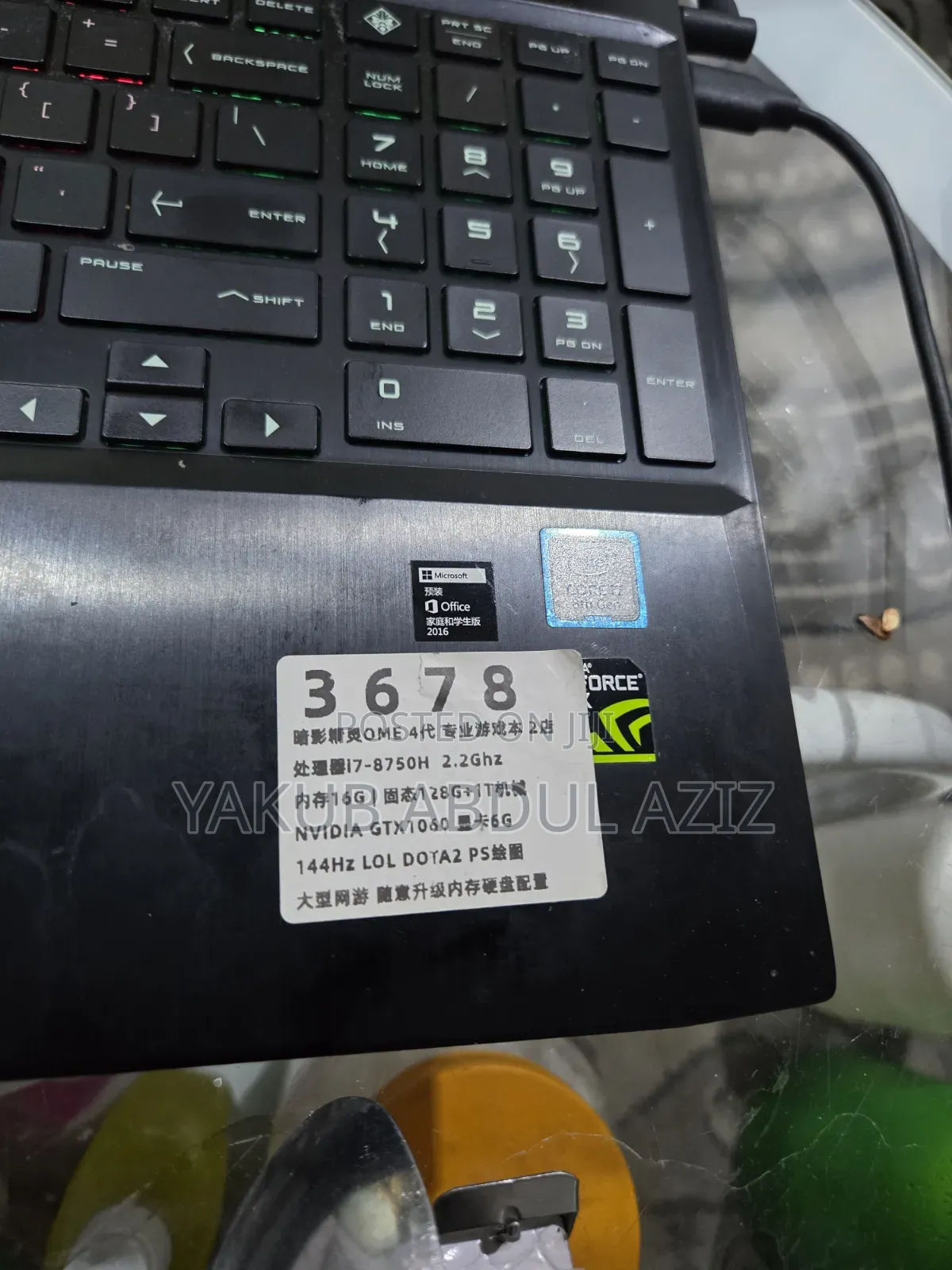 Laptop HP Omen 15 16GB Intel Core i7 HDD+SSD 1T