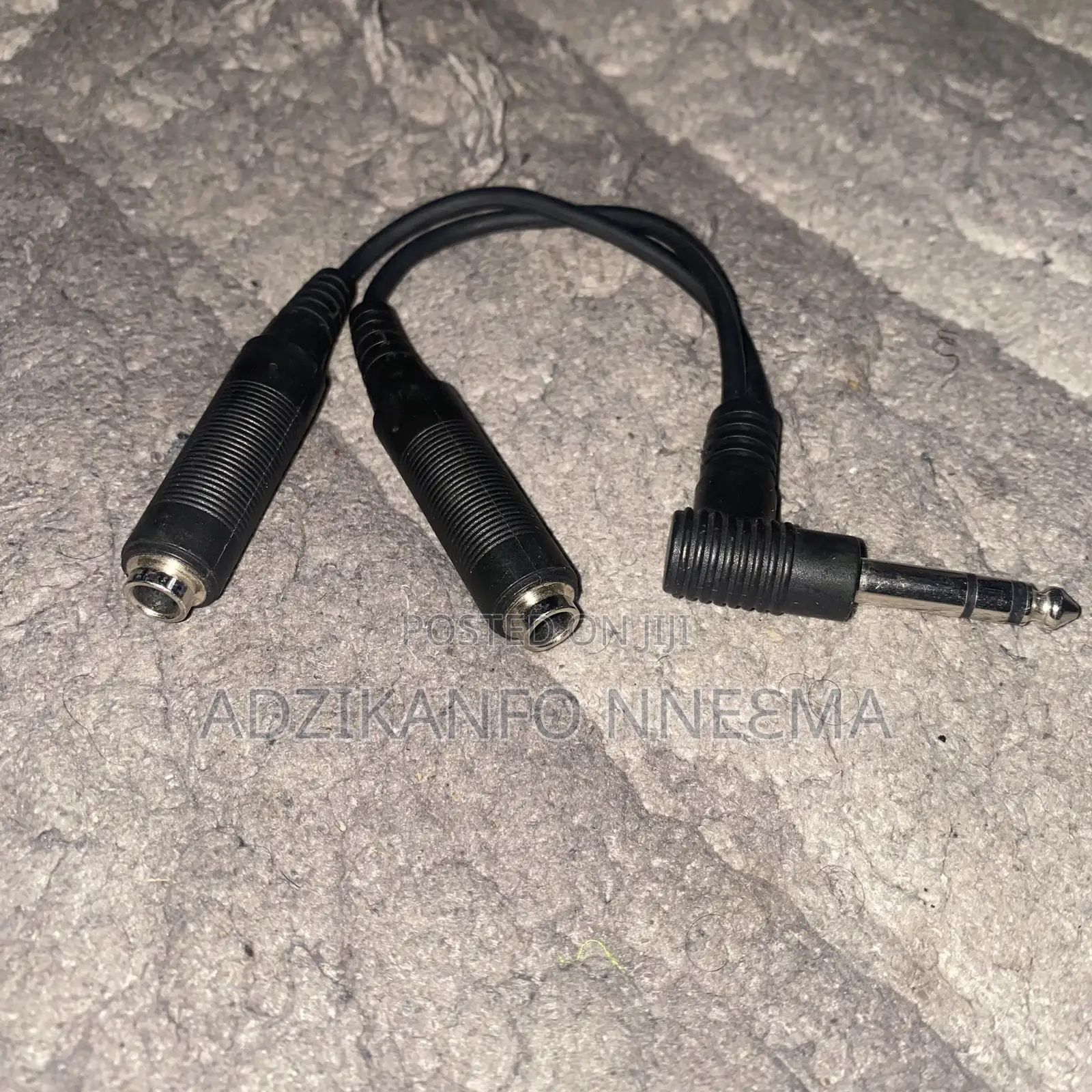 6.35mm Mono Ts Y-Splitter Adapter