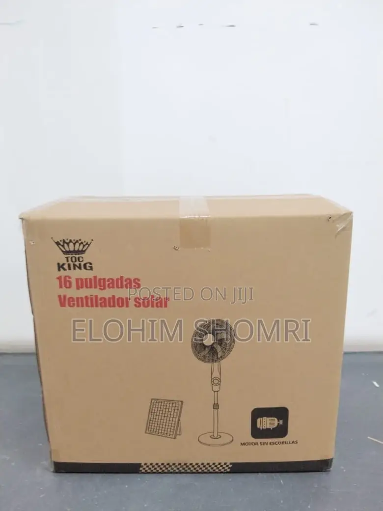 Solar Rechargeable Fan