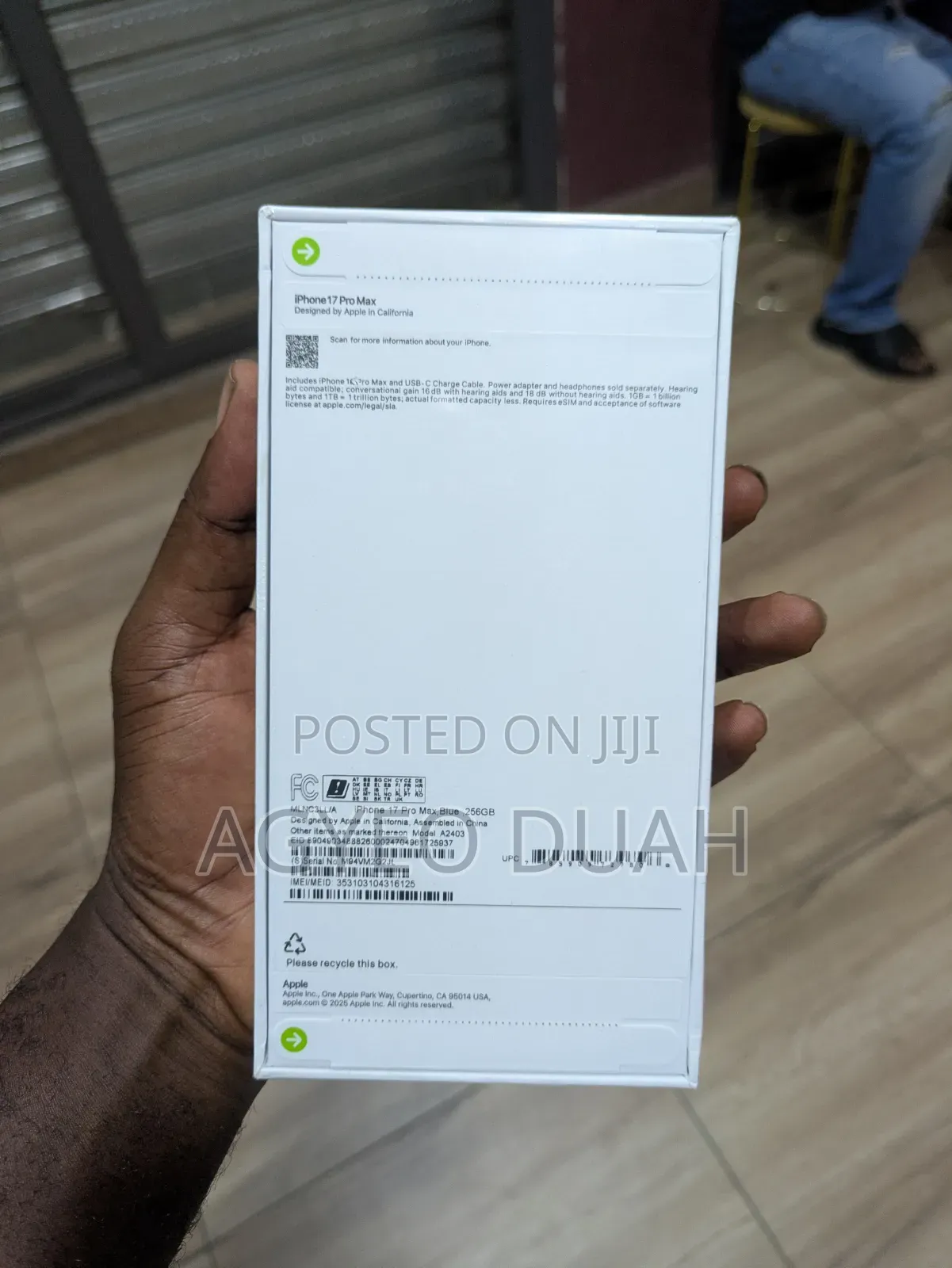New Apple iPhone 17 Pro Max 256 GB Blue