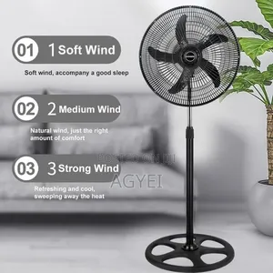 Hansen 18 Inch 3-Speed Low Noise Standing Fan