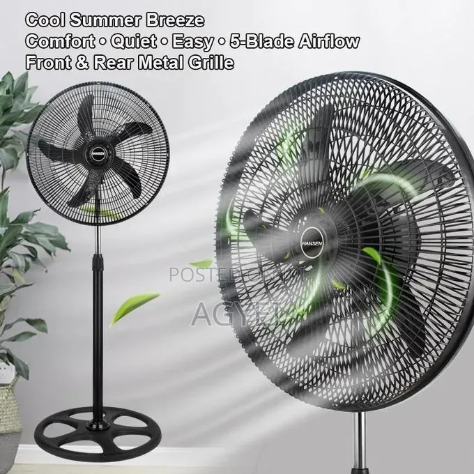 Hansen 18 Inch 3-Speed Low Noise Standing Fan
