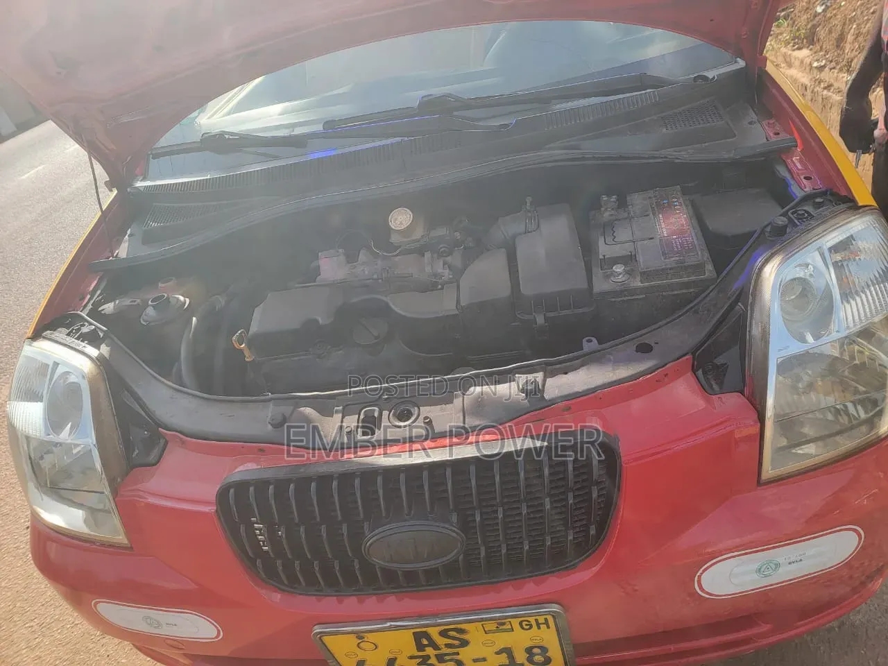 Kia Morning 2009 Red