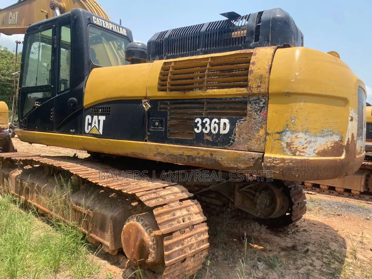 Ghana Used Caterpillar 336d Tracked Excavator