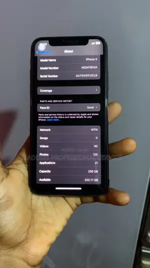 Apple iPhone X 256 GB Black