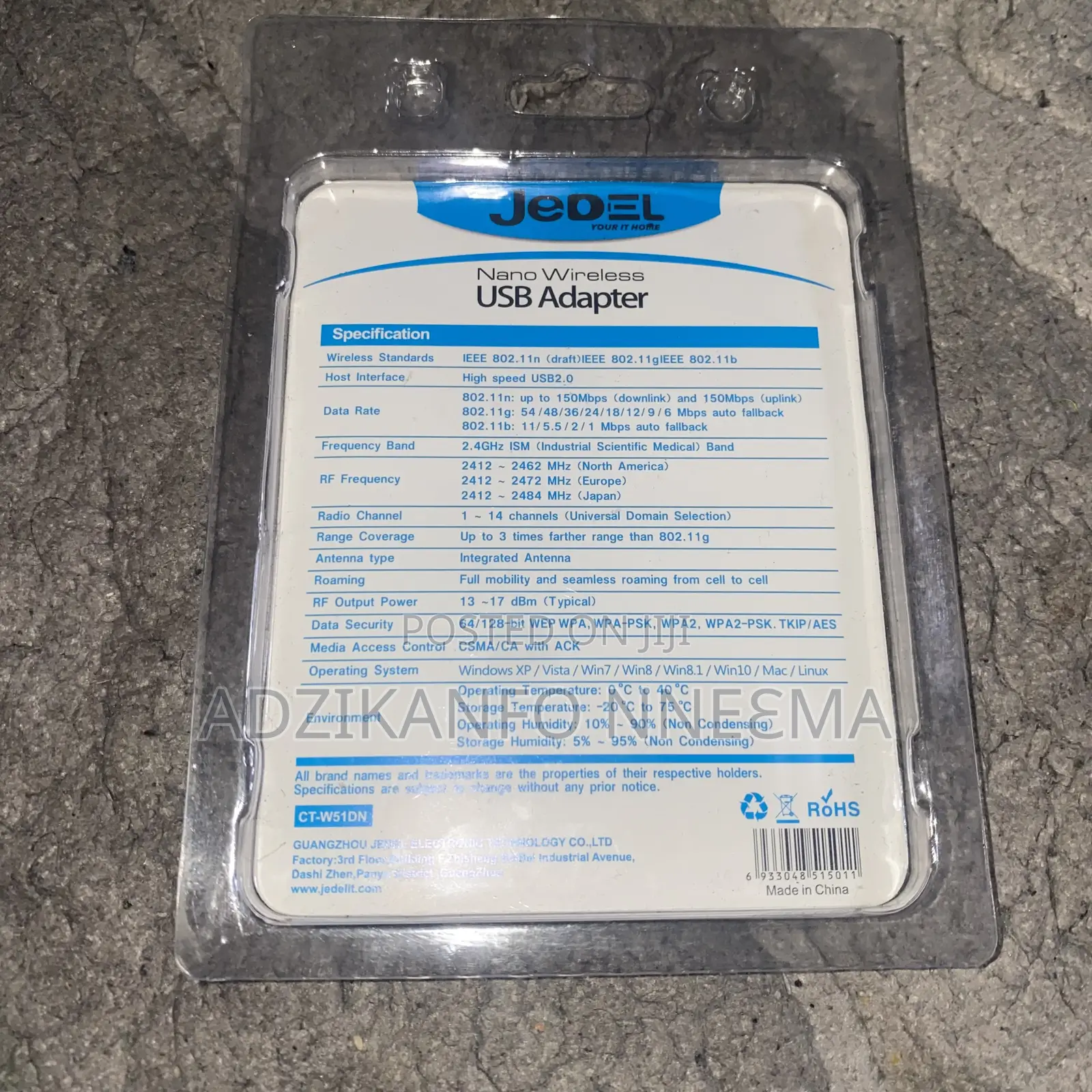Nano Wireless Usb 2.0 Adapter